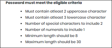 Password Policy - CyLock